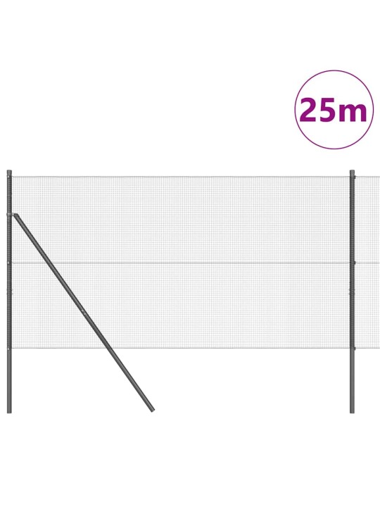 Žogs ar stabiem. pelēka 1 x 25 m tērauds