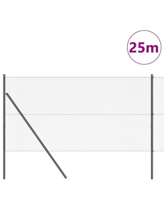 Žogs ar stabiem. pelēka 1.4 x 25 m tērauds