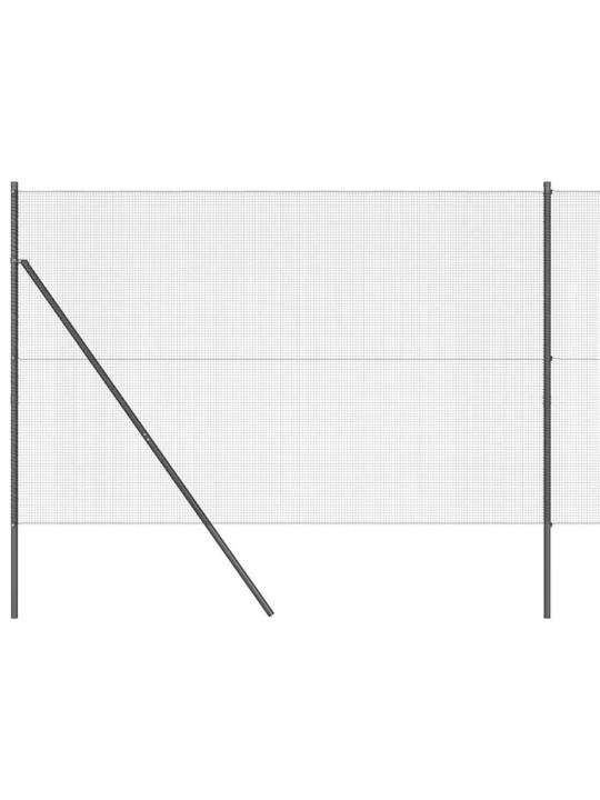 Žogs ar stabiem. pelēka 1.6 x 25 m tērauds