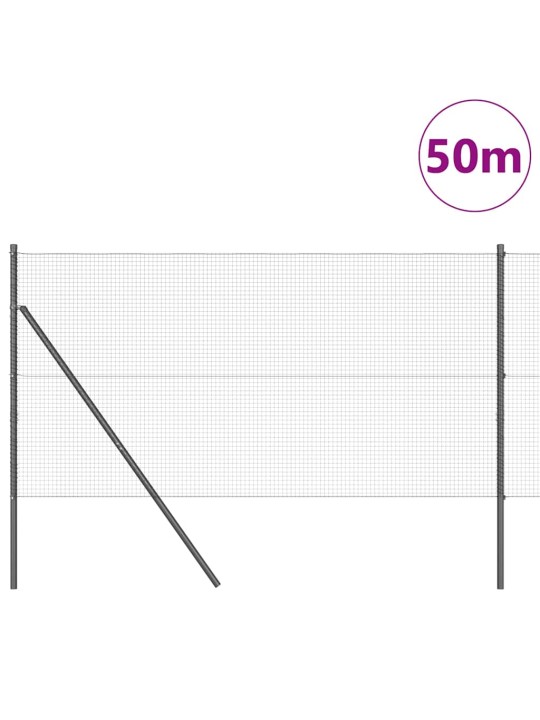 Žogs ar stabiem. pelēka 1 x 50 m tērauds