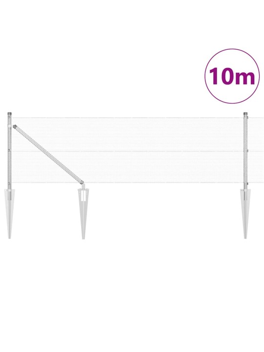 Žogs ar stabiem. sudraba 0.8 x 10 m tērauds