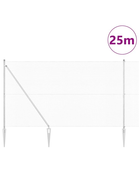 Žogs ar stabiem. sudraba 1.6 x 25 m tērauds