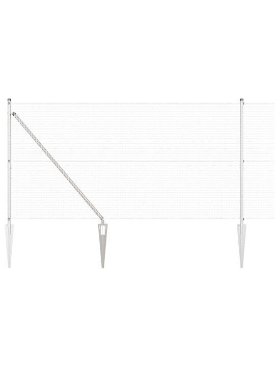 Žogs ar stabiem. sudraba 1.4 x 50 m tērauds