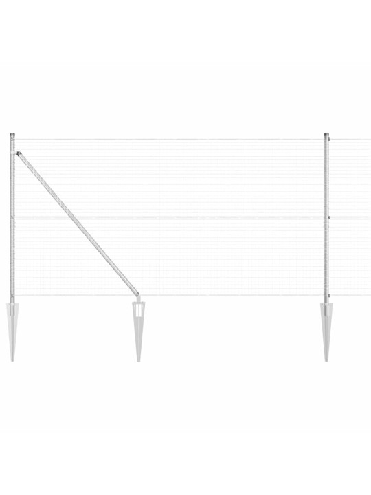 Žogs ar stabiem. sudraba 1.4 x 50 m tērauds