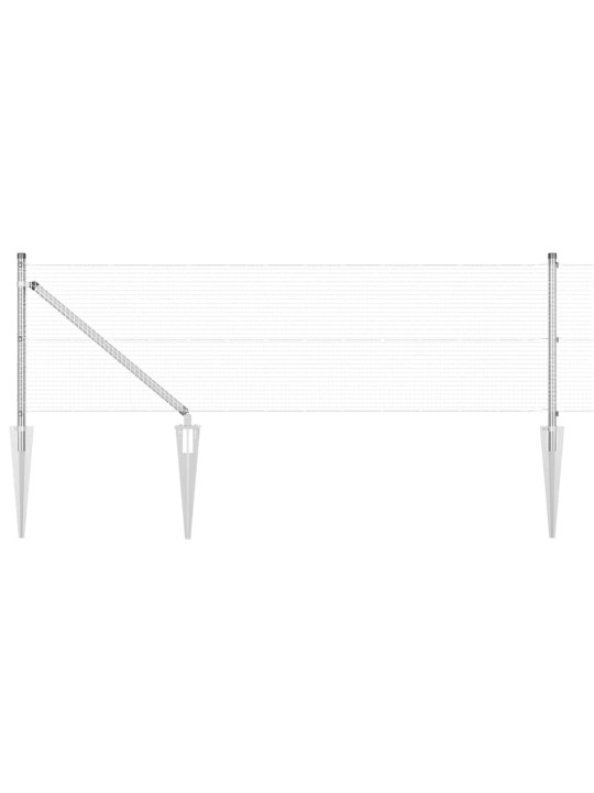 Žogs ar stabiem. sudraba 0.8 x 100 m tērauds