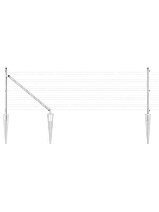 Žogs ar stabiem. sudraba 0.8 x 100 m tērauds