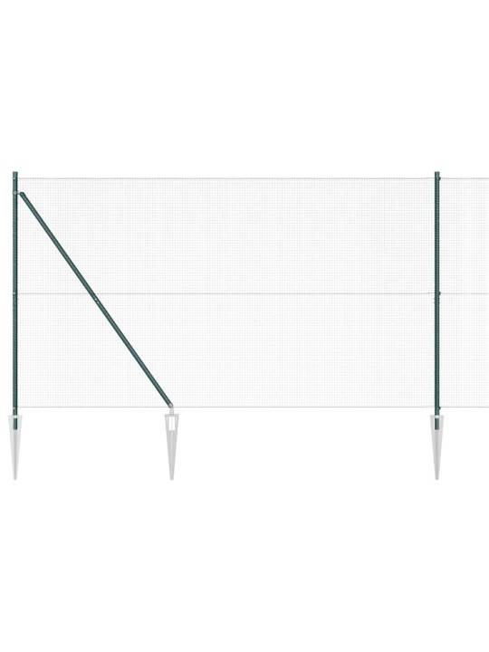 Žogs ar stabiem. zaļa 1.6 x 10 m tērauds