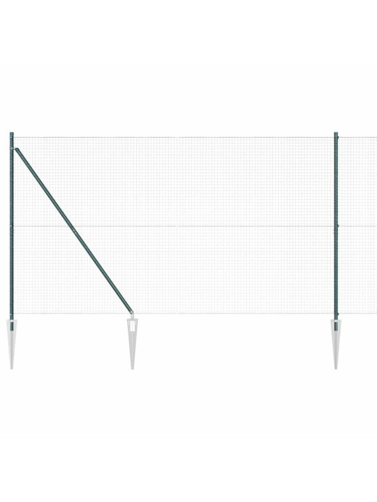 Žogs ar stabiem. zaļa 1.6 x 10 m tērauds