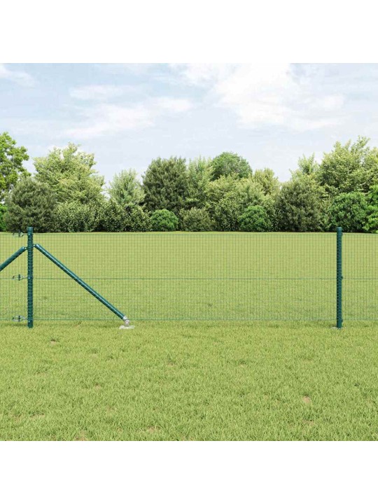 Žogs ar stabiem. zaļa 0.8 x 25 m tērauds
