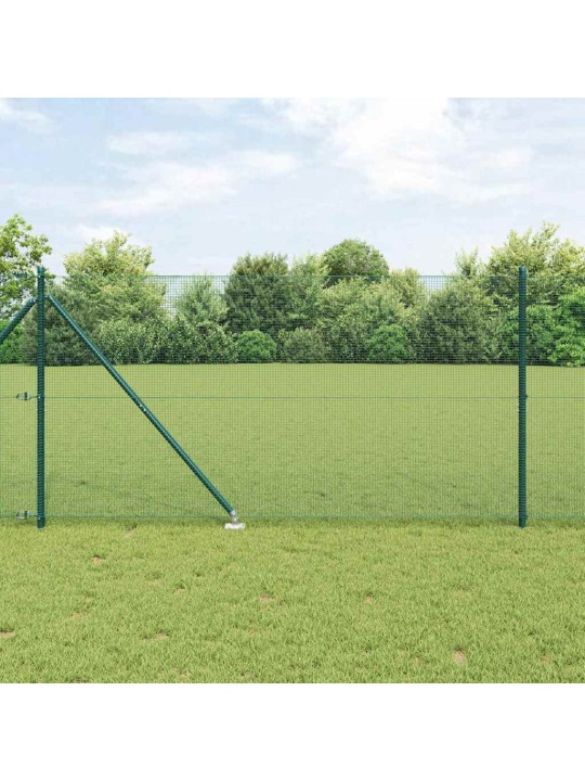 Žogs ar stabiem. zaļa 1.4 x 25 m tērauds