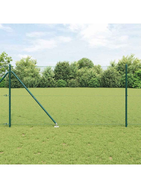 Žogs ar stabiem. zaļa 1.4 x 25 m tērauds