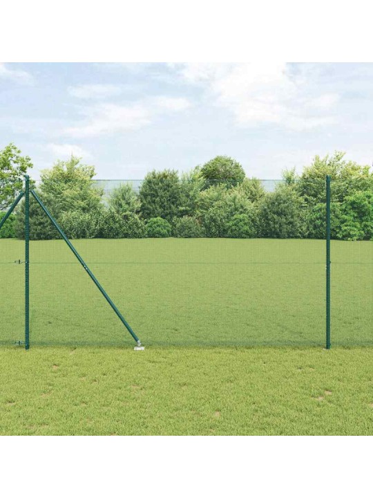 Žogs ar stabiem. zaļa 1.6 x 25 m tērauds