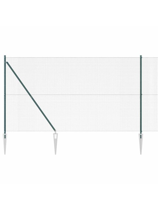 Žogs ar stabiem. zaļa 1.6 x 25 m tērauds