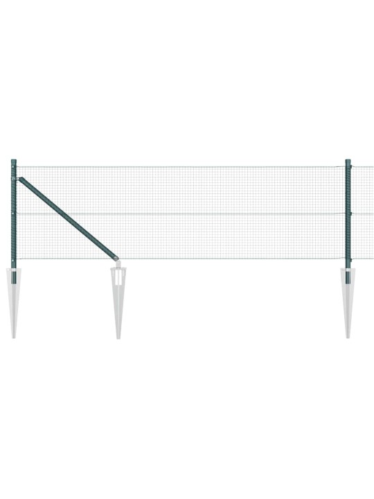 Žogs ar stabiem. zaļa 0.8 x 50 m tērauds