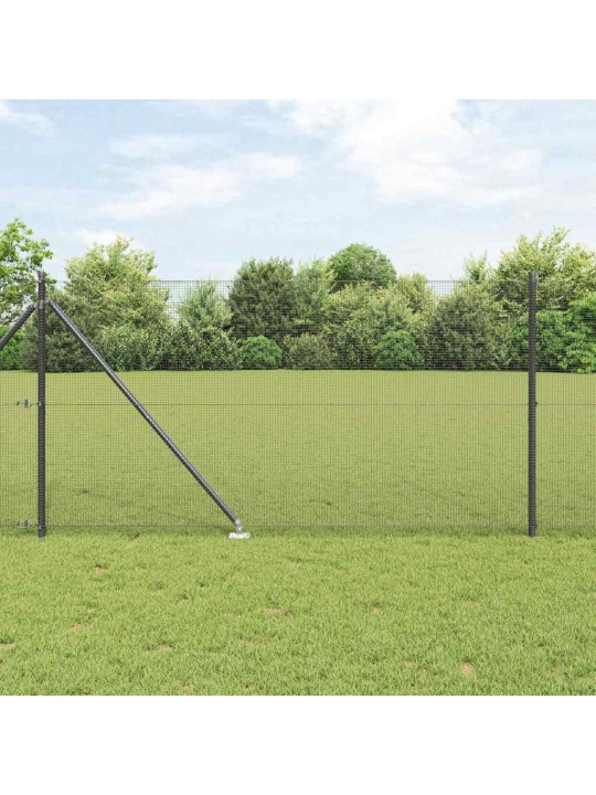 Žogs ar stabiem. pelēka 1 x 50 m tērauds