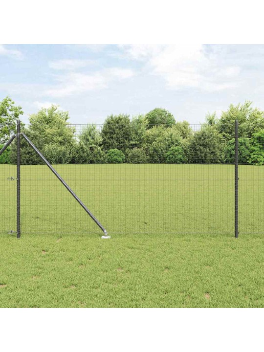 Žogs ar stabiem. pelēka 1 x 50 m tērauds