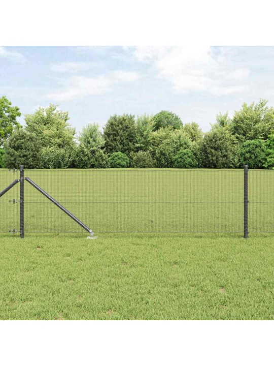Žogs ar stabiem. pelēka 0.4 x 100 m tērauds
