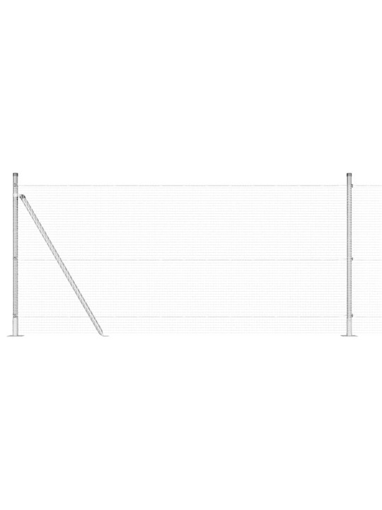 Žogs ar stabiem. sudraba 1 x 25 m tērauds