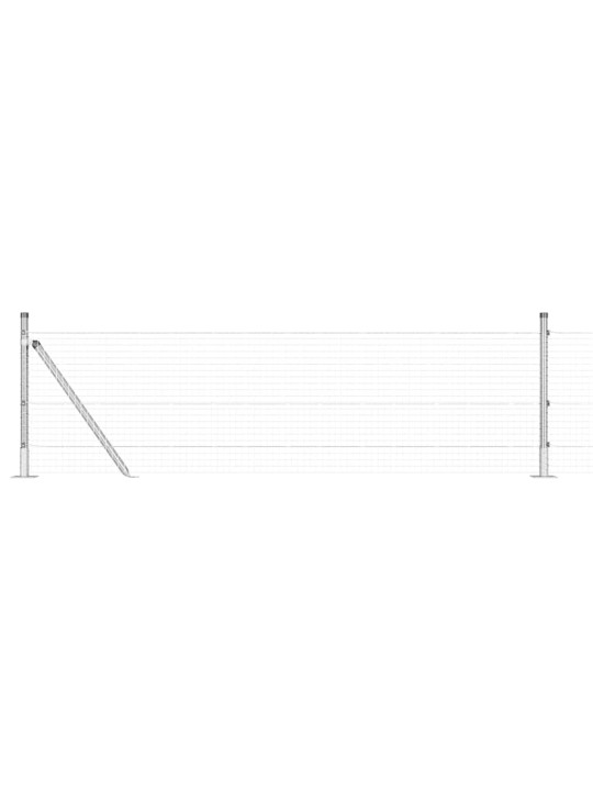 Žogs ar stabiem. sudraba 0.6 x 50 m tērauds
