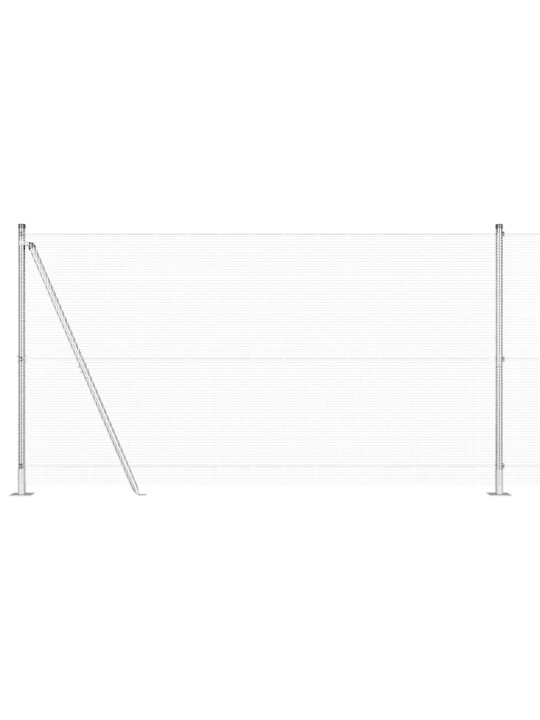 Žogs ar stabiem. sudraba 1.2 x 50 m tērauds