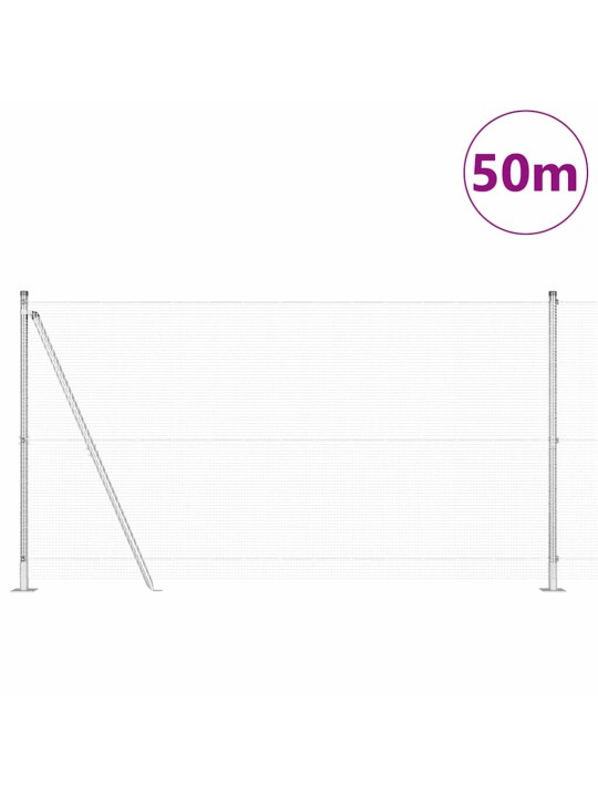 Žogs ar stabiem. sudraba 1.2 x 50 m tērauds