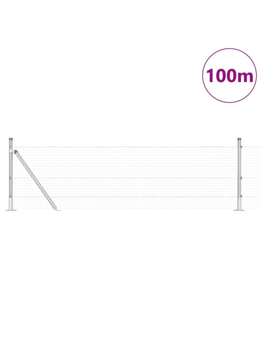 Žogs ar stabiem. sudraba 0.6 x 100 m tērauds