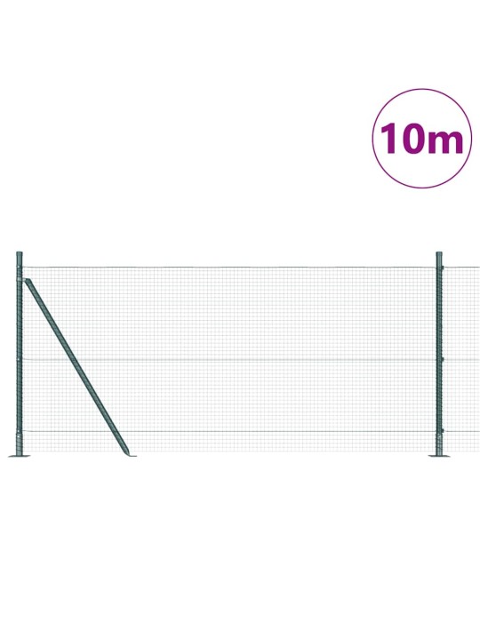 Žogs ar stabiem. zaļa 1 x 10 m tērauds