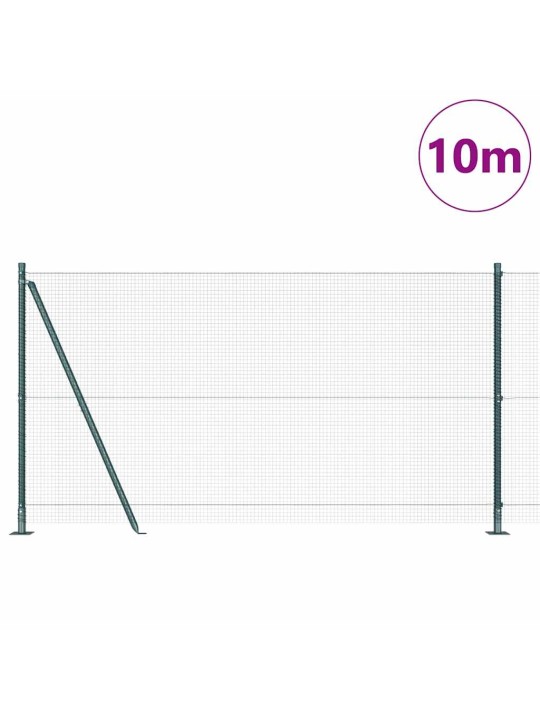 Žogs ar stabiem. zaļa 1.2 x 10 m tērauds