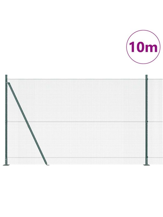 Žogs ar stabiem. zaļa 1.5 x 10 m tērauds