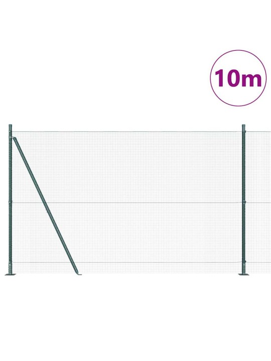 Žogs ar stabiem. zaļa 1.6 x 10 m tērauds