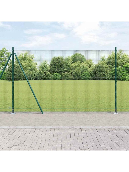 Žogs ar stabiem. zaļa 1.6 x 10 m tērauds