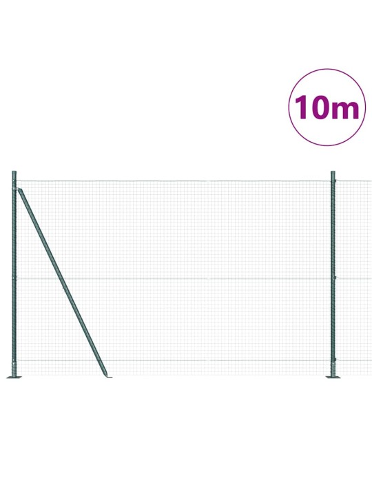 Žogs ar stabiem. zaļa 1.6 x 10 m tērauds