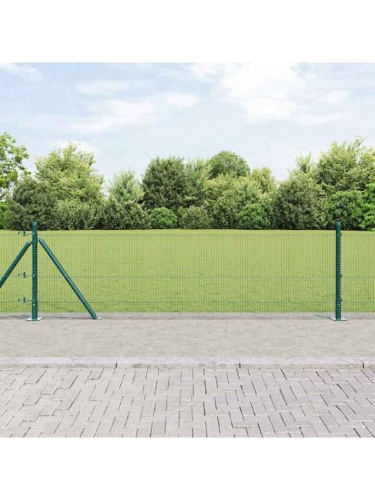 Žogs ar stabiem. zaļa 0.6 x 25 m tērauds