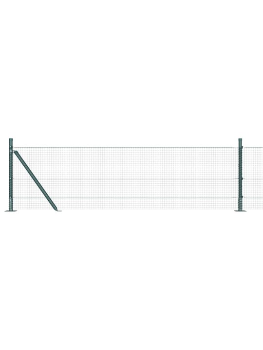 Žogs ar stabiem. zaļa 0.6 x 25 m tērauds