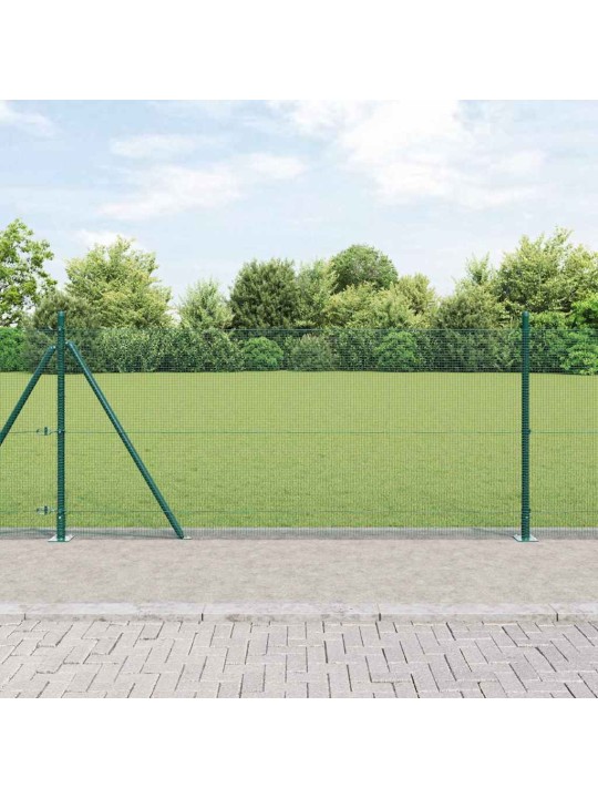 Žogs ar stabiem. zaļa 1 x 25 m tērauds