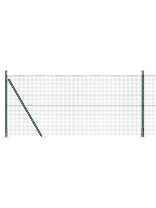 Žogs ar stabiem. zaļa 1 x 25 m tērauds