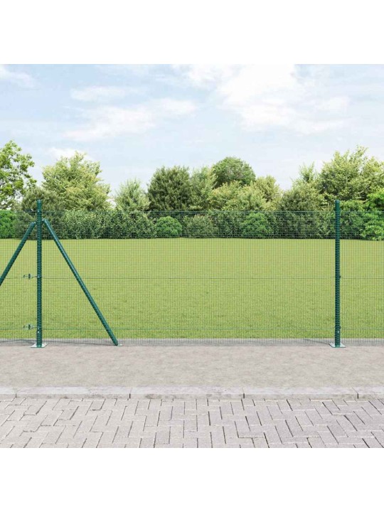 Žogs ar stabiem. zaļa 1 x 25 m tērauds