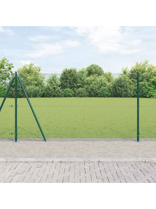Žogs ar stabiem. zaļa 1.2 x 25 m tērauds
