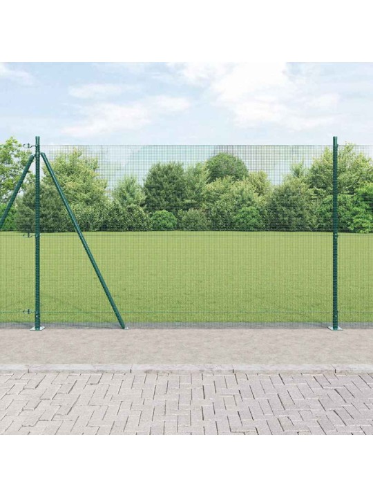 Žogs ar stabiem. zaļa 1.6 x 25 m tērauds