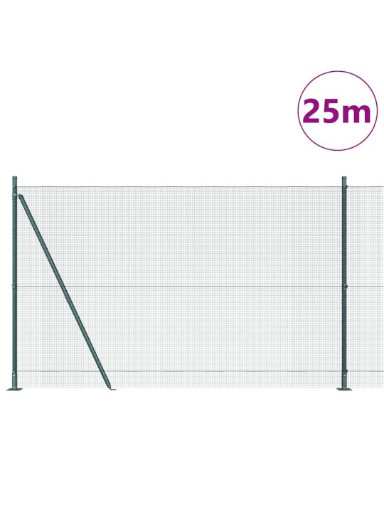 Žogs ar stabiem. zaļa 1.6 x 25 m tērauds