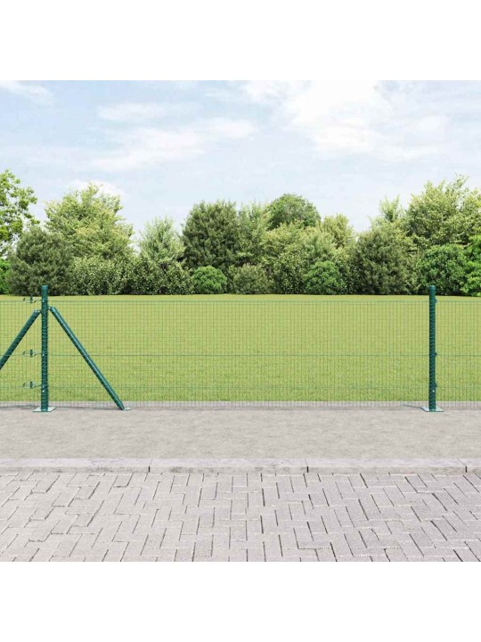 Žogs ar stabiem. zaļa 0.6 x 50 m tērauds