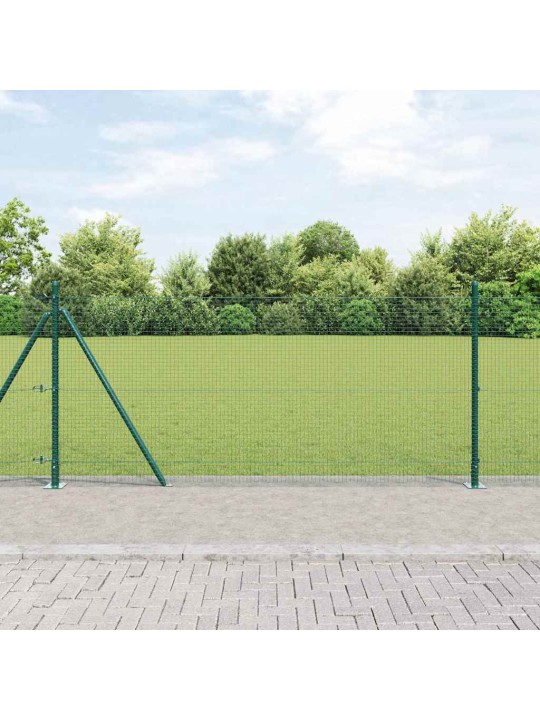 Žogs ar stabiem. zaļa 1 x 50 m tērauds