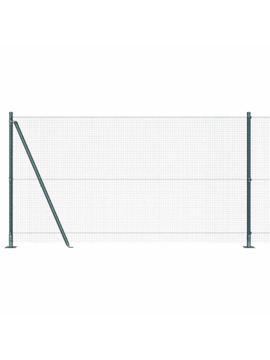 Žogs ar stabiem. zaļa 1.2 x 50 m tērauds