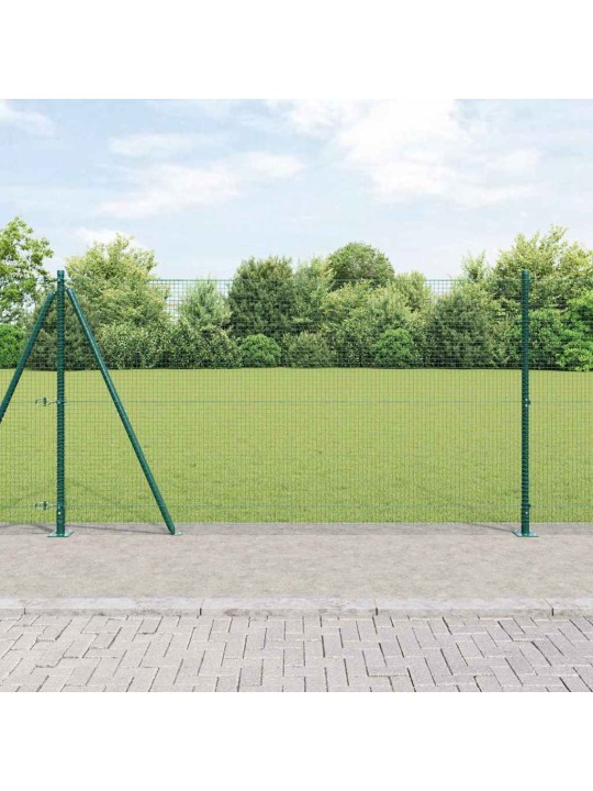 Žogs ar stabiem. zaļa 1.2 x 50 m tērauds