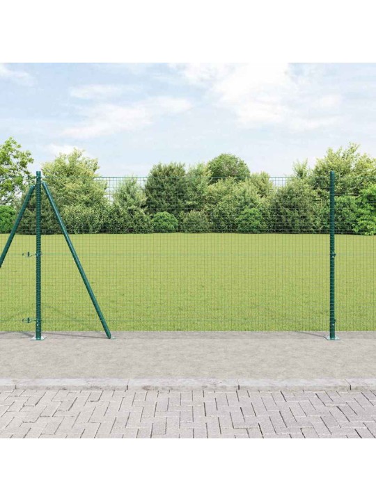 Žogs ar stabiem. zaļa 1.2 x 50 m tērauds