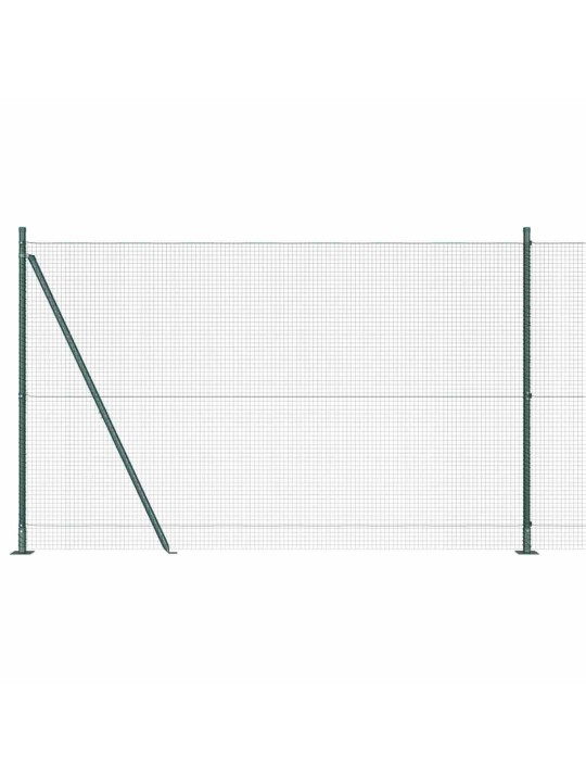 Žogs ar stabiem. zaļa 1.4 x 50 m tērauds