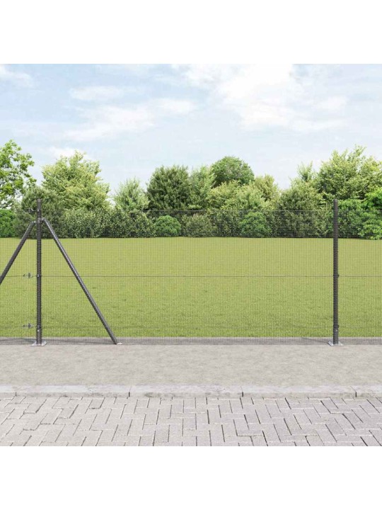 Žogs ar stabiem. pelēka 0.8 x 10 m tērauds
