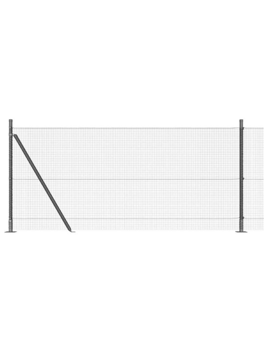 Žogs ar stabiem. pelēka 0.8 x 10 m tērauds