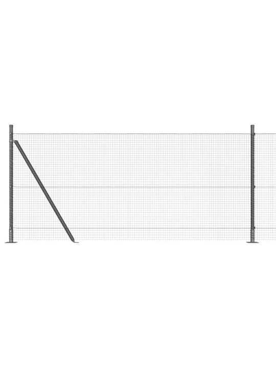 Žogs ar stabiem. pelēka 0.8 x 10 m tērauds