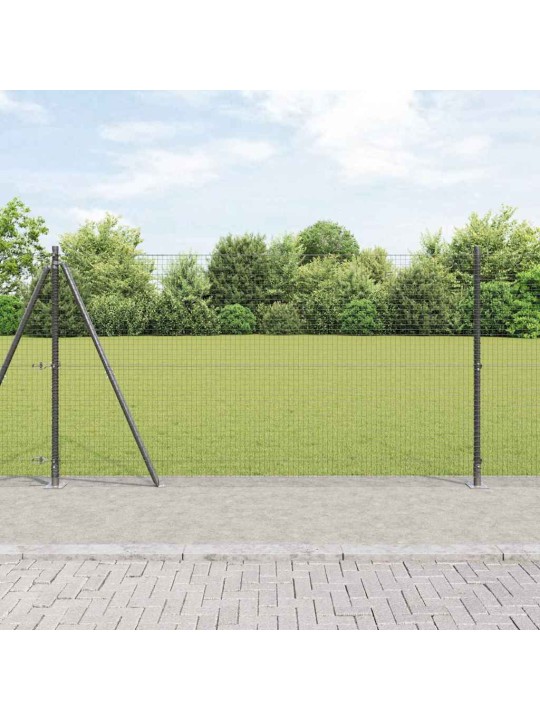 Žogs ar stabiem. pelēka 1.2 x 10 m tērauds